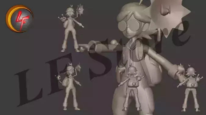 Pokemon Clemont Gymleader 3D model