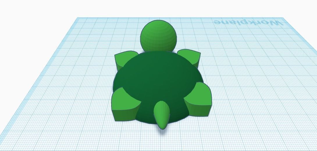 Basic Turtle Model 3D print model_2
