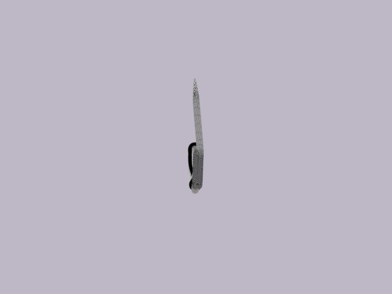 Safety pin Low-poly 3D model_21