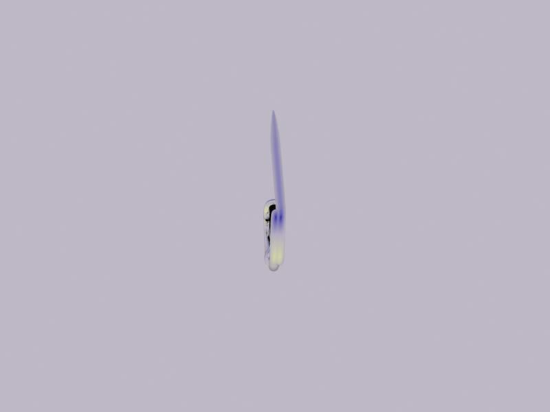 Safety pin Low-poly 3D model_18