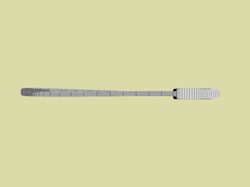 Safety pin Low-poly 3D model_15