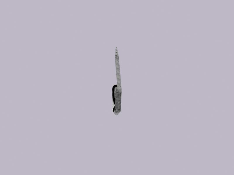 Safety pin Low-poly 3D model_20