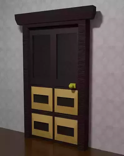 Wood door