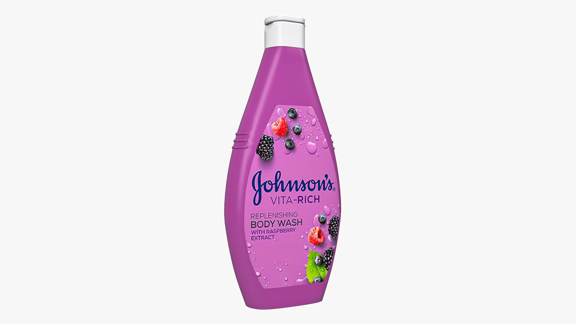 Johnsons Vita-Rich Raspberry Extract Body Wash 3D model_1