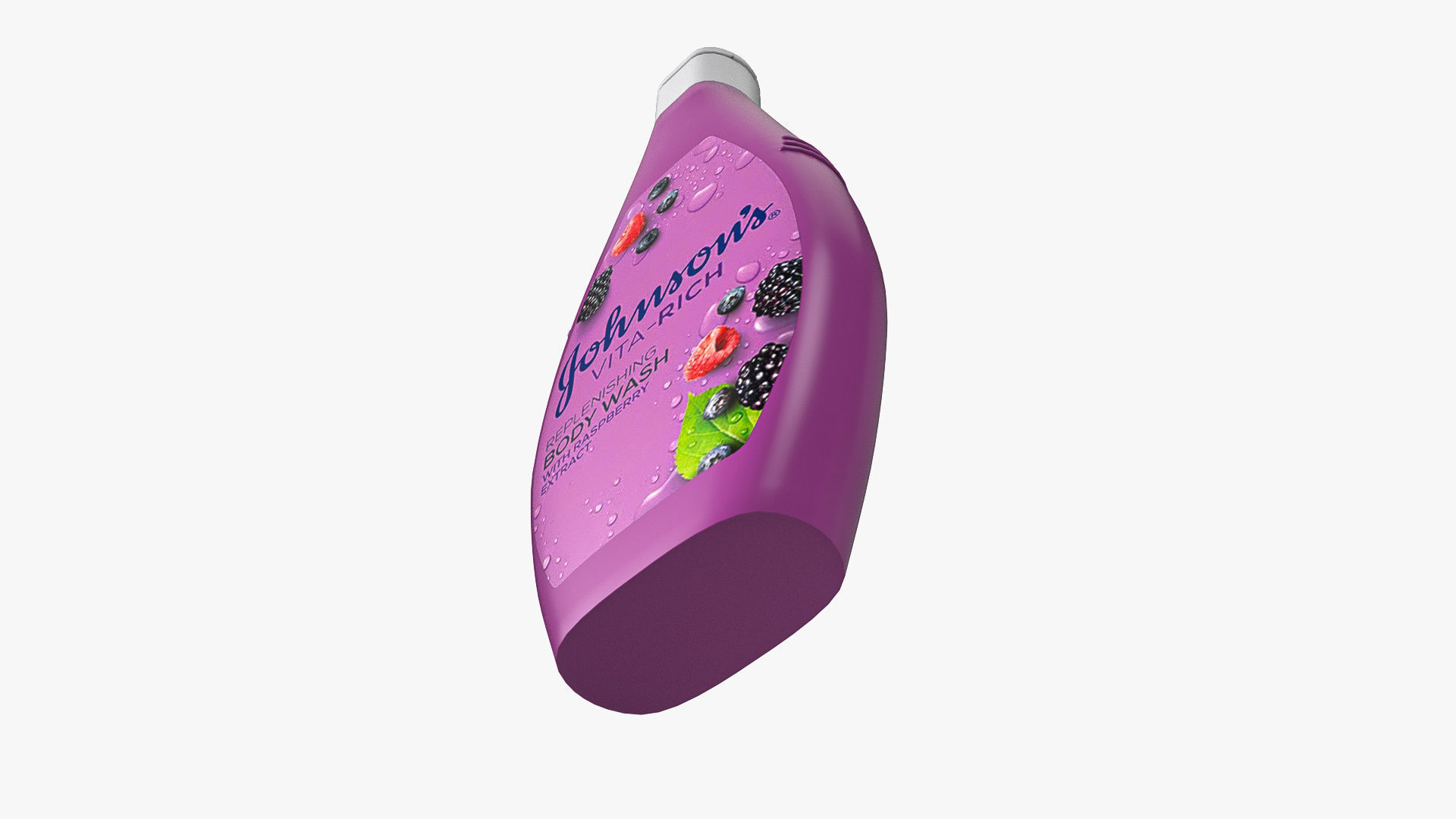 Johnsons Vita-Rich Raspberry Extract Body Wash 3D model_7