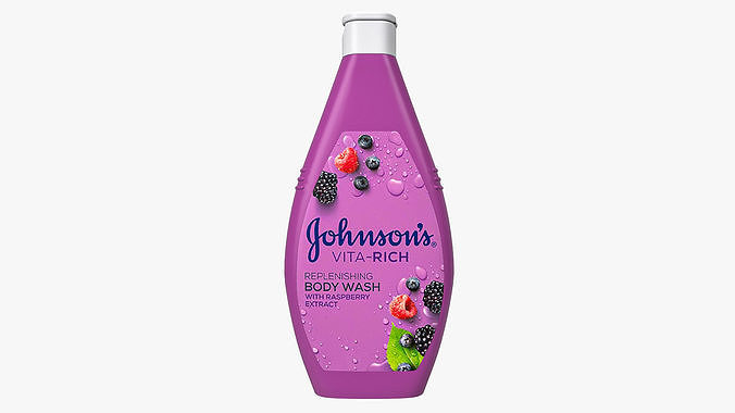 Johnsons Vita-Rich Raspberry Extract Body Wash 3D model