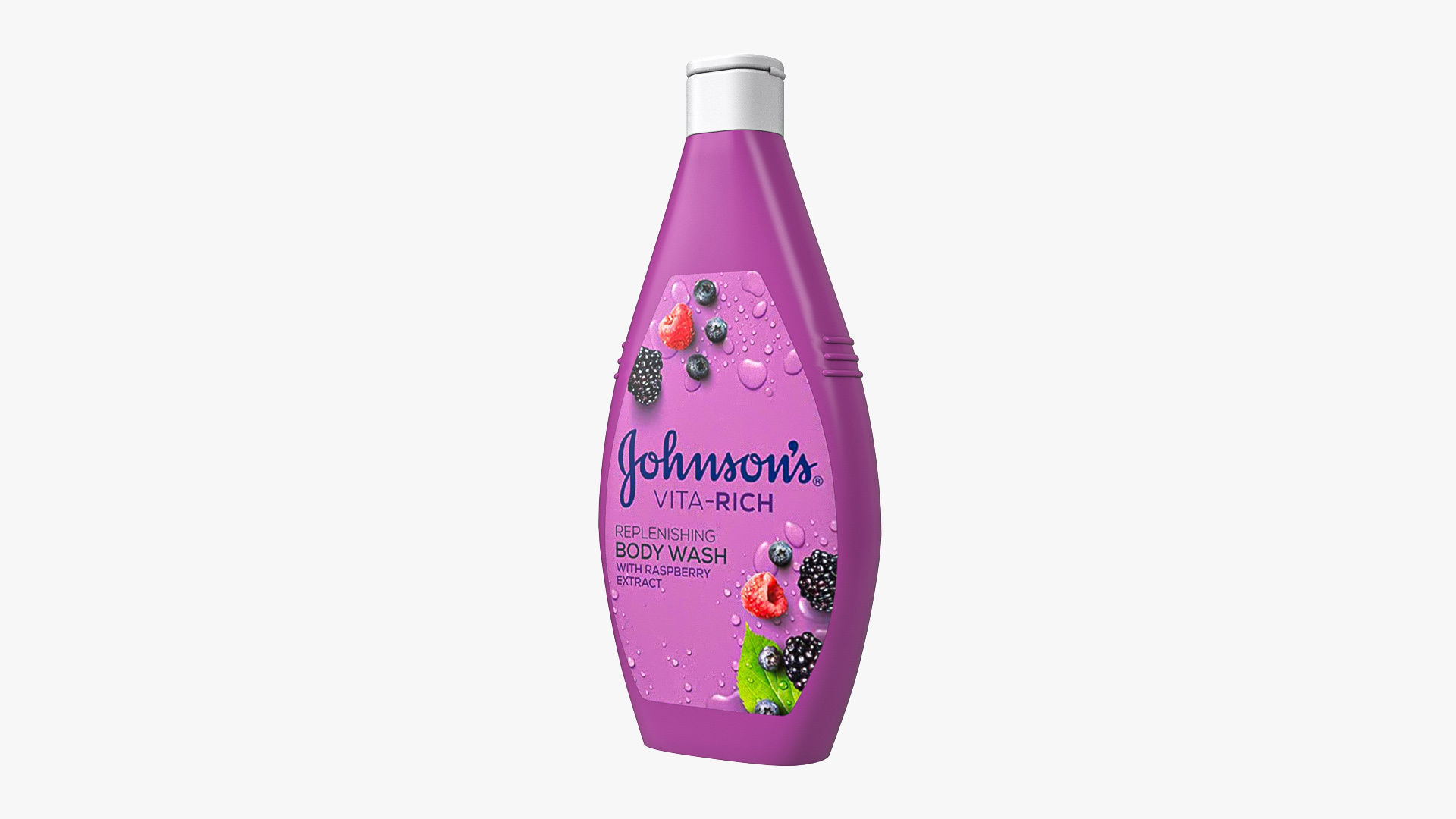 Johnsons Vita-Rich Raspberry Extract Body Wash 3D model_2