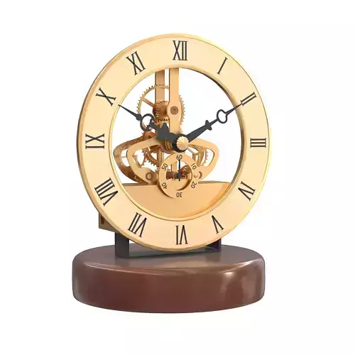 Mechanical Clock GOLD