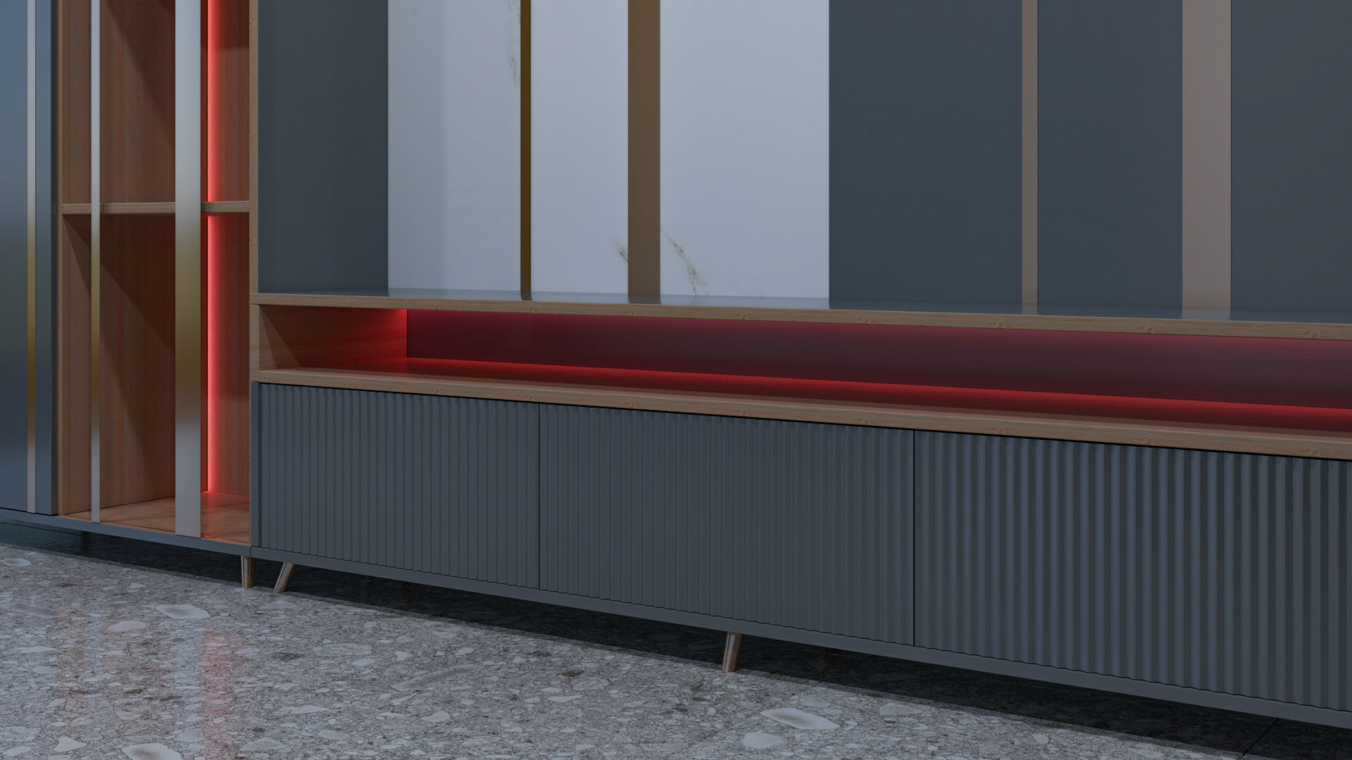 TV Stand SA 3D model_5