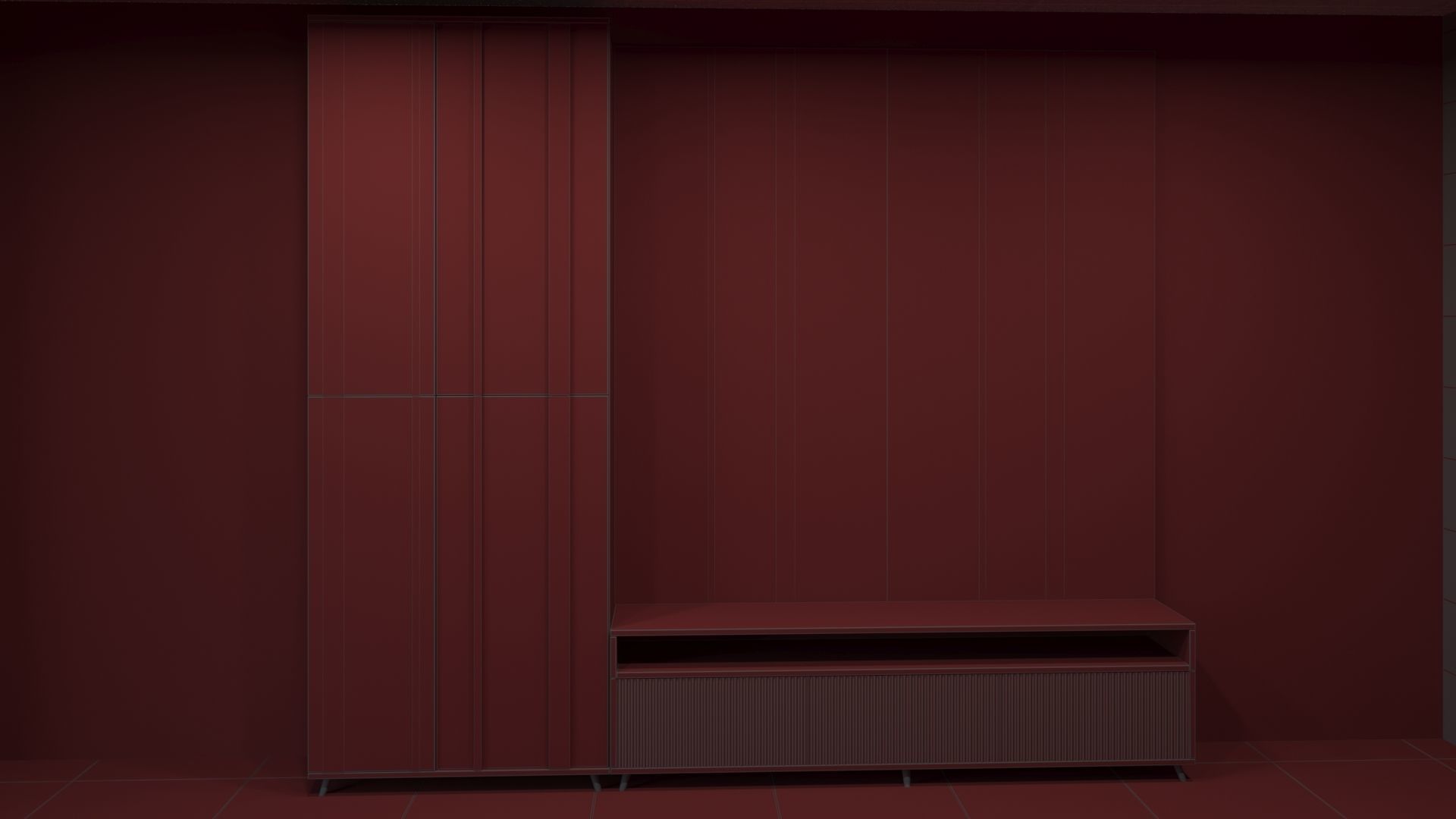 TV Stand SA 3D model_6