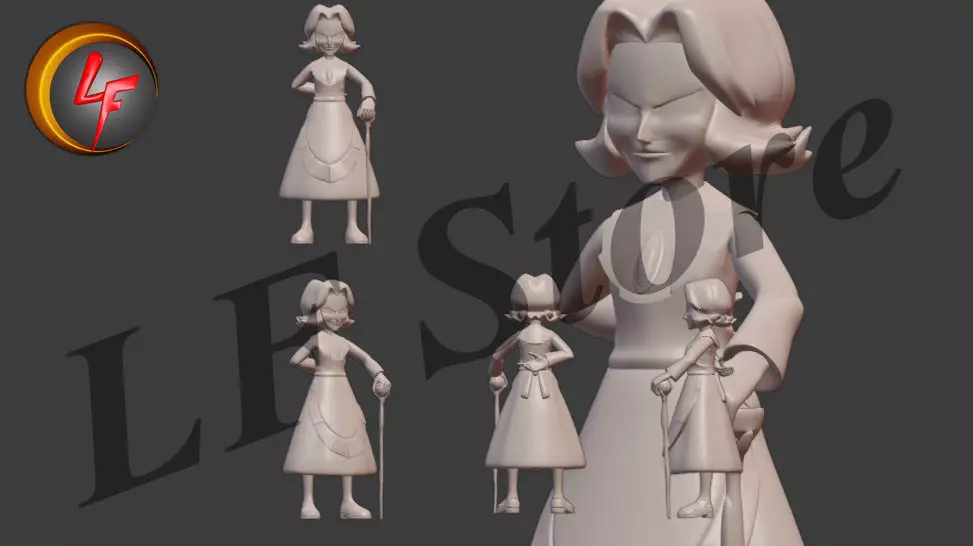 Pokemon Agatha 3D model