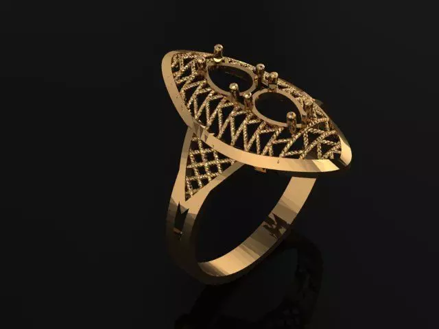 women fusion ring 3d print ultra light 3D print model
