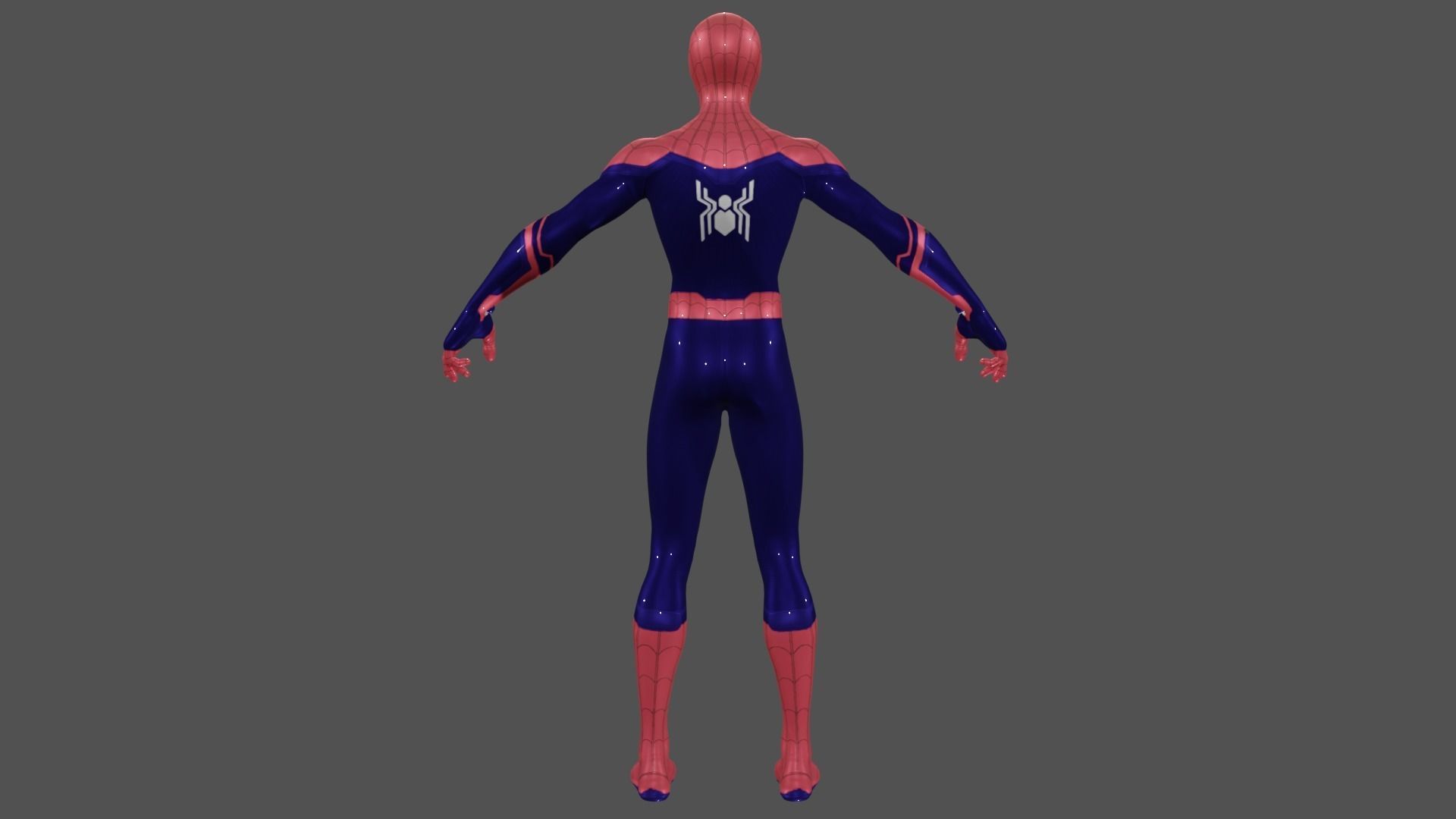 Spider Man Fortnite Low-poly 3D model_2