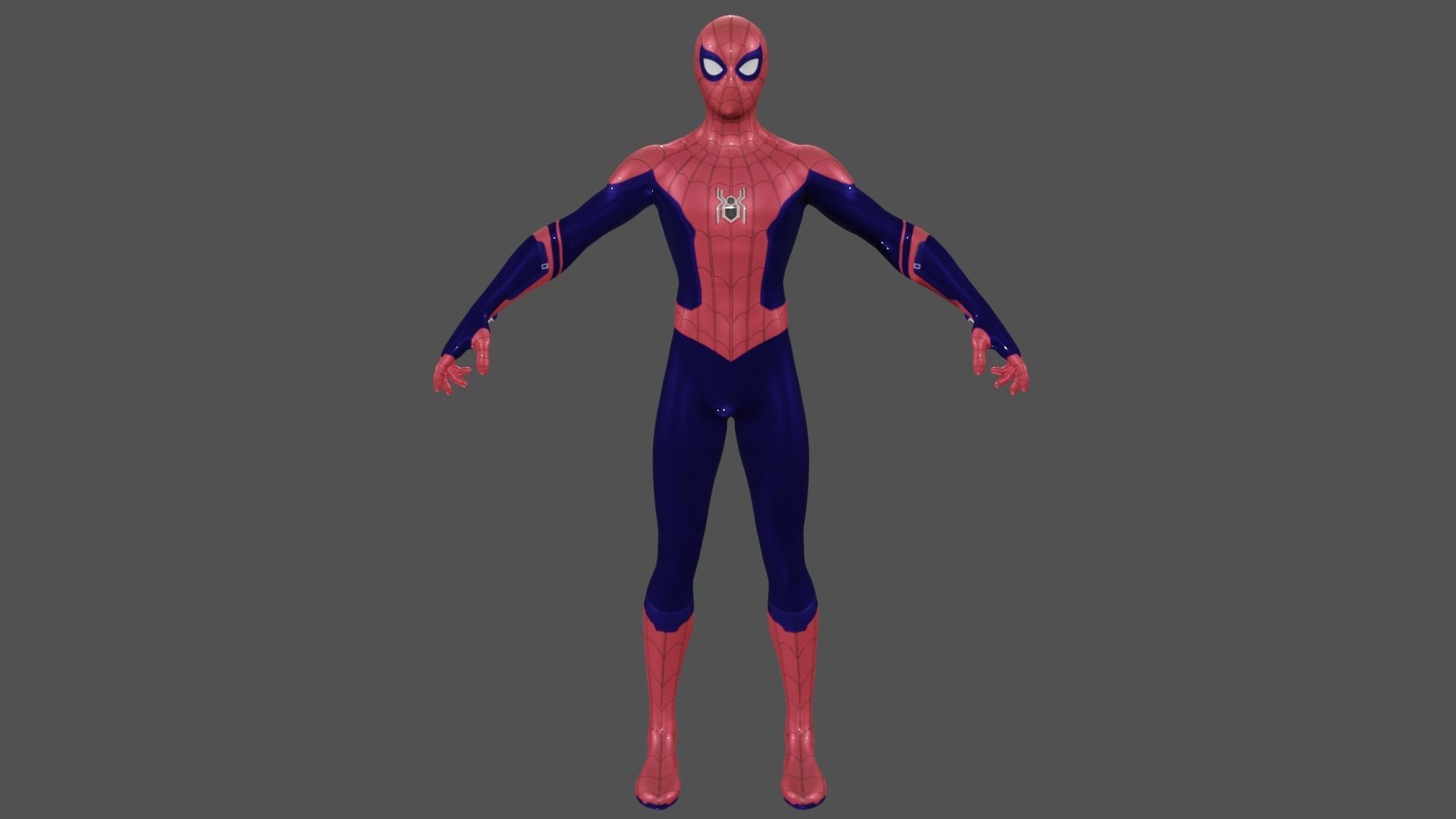 Spider Man Fortnite Low-poly 3D model_1