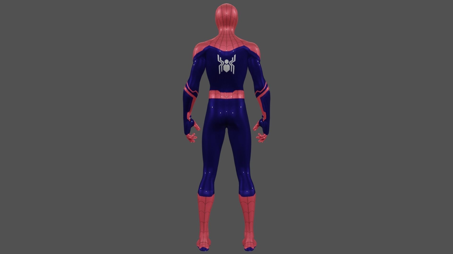 Spider Man Fortnite Low-poly 3D model_5