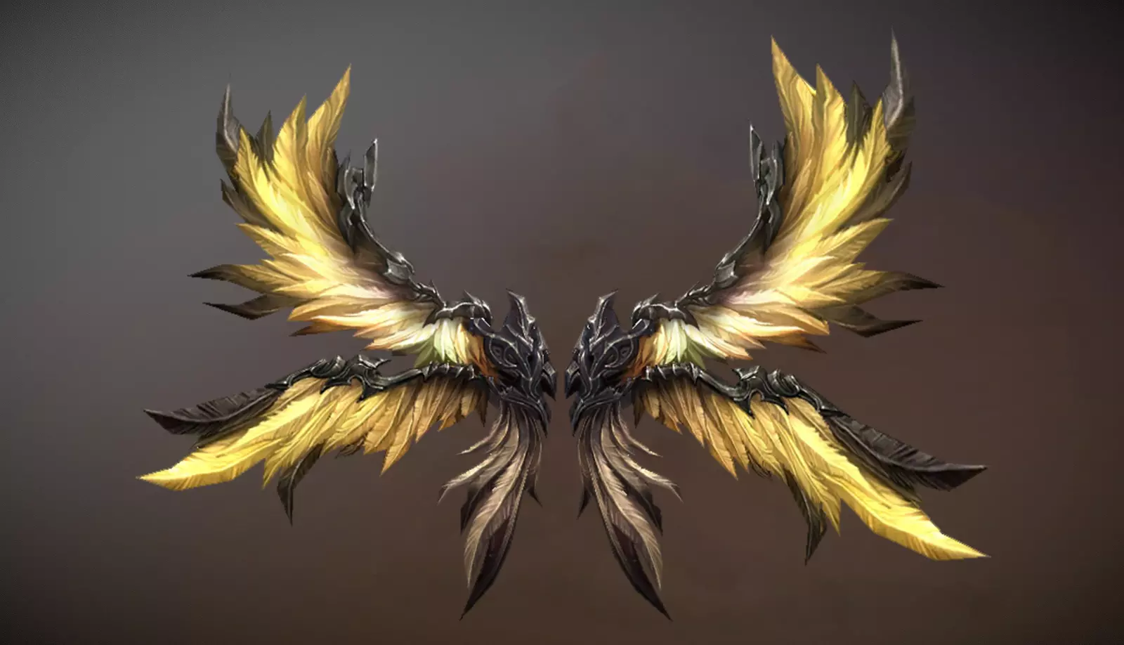 Fantastic Wing Low-poly 3D model_0