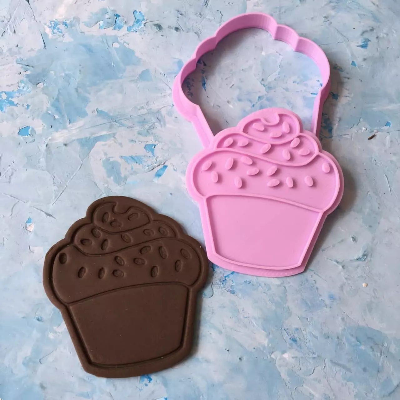 Cupcake Cookie Cutter 3D print model