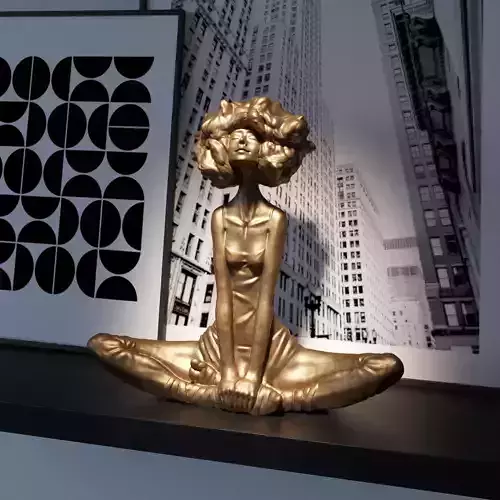 Valerie Hadida - Art Sculpture of a girl 3D print model