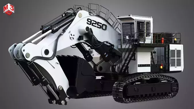 Liebherr - R9250 Hydraulic Mining Excavator 3D model