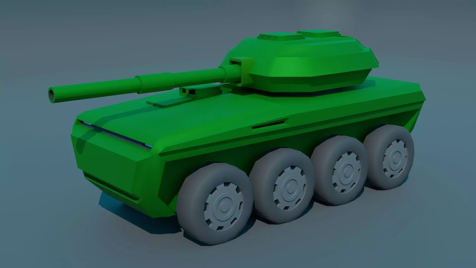 Wheeled Tank Model 3D model Wheeled Stylized Tank VR / AR / low-poly | CGTrader