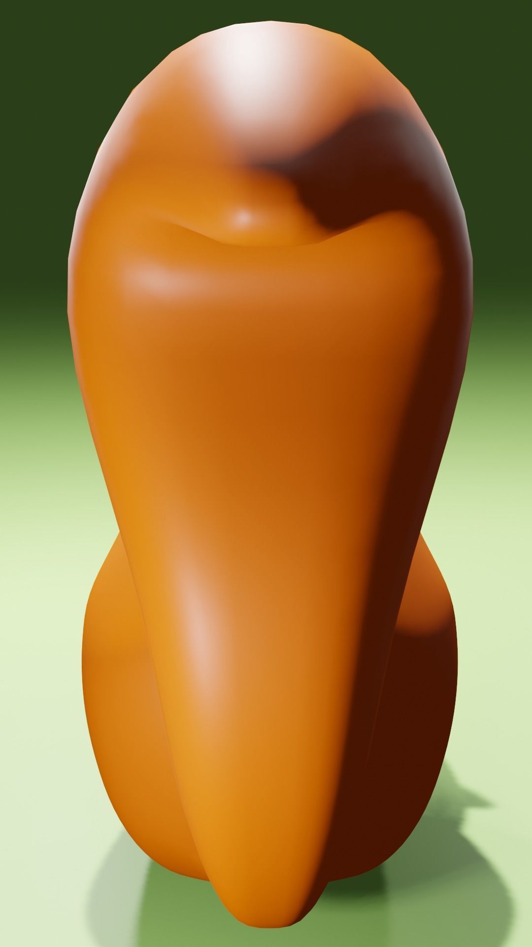 Squirrel orange 3D model_2
