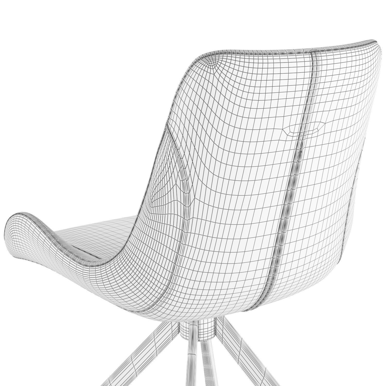 Chair F3217BB 3D model_8