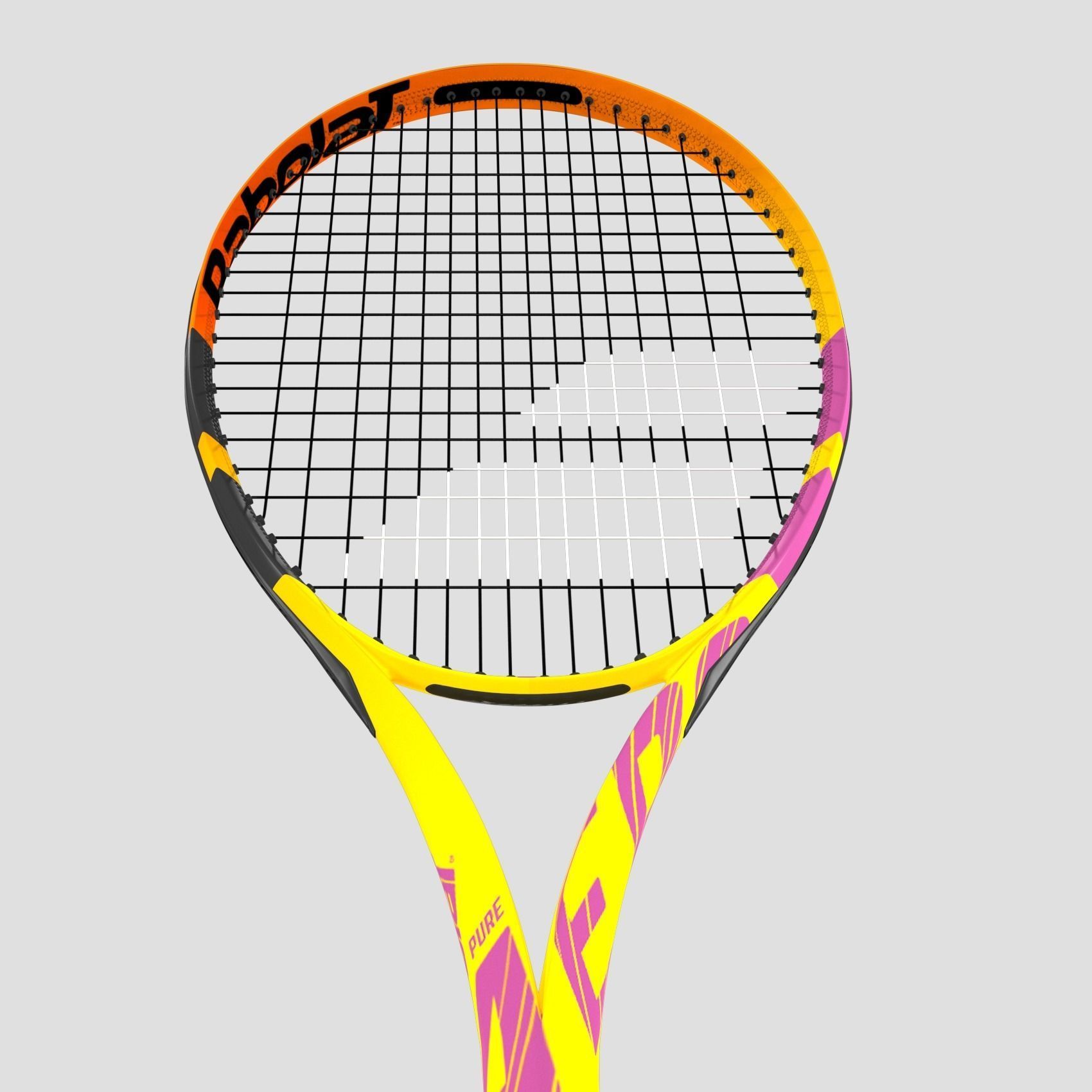 Pure Aero RAFA Tennis Racquet 3D model | CGTrader