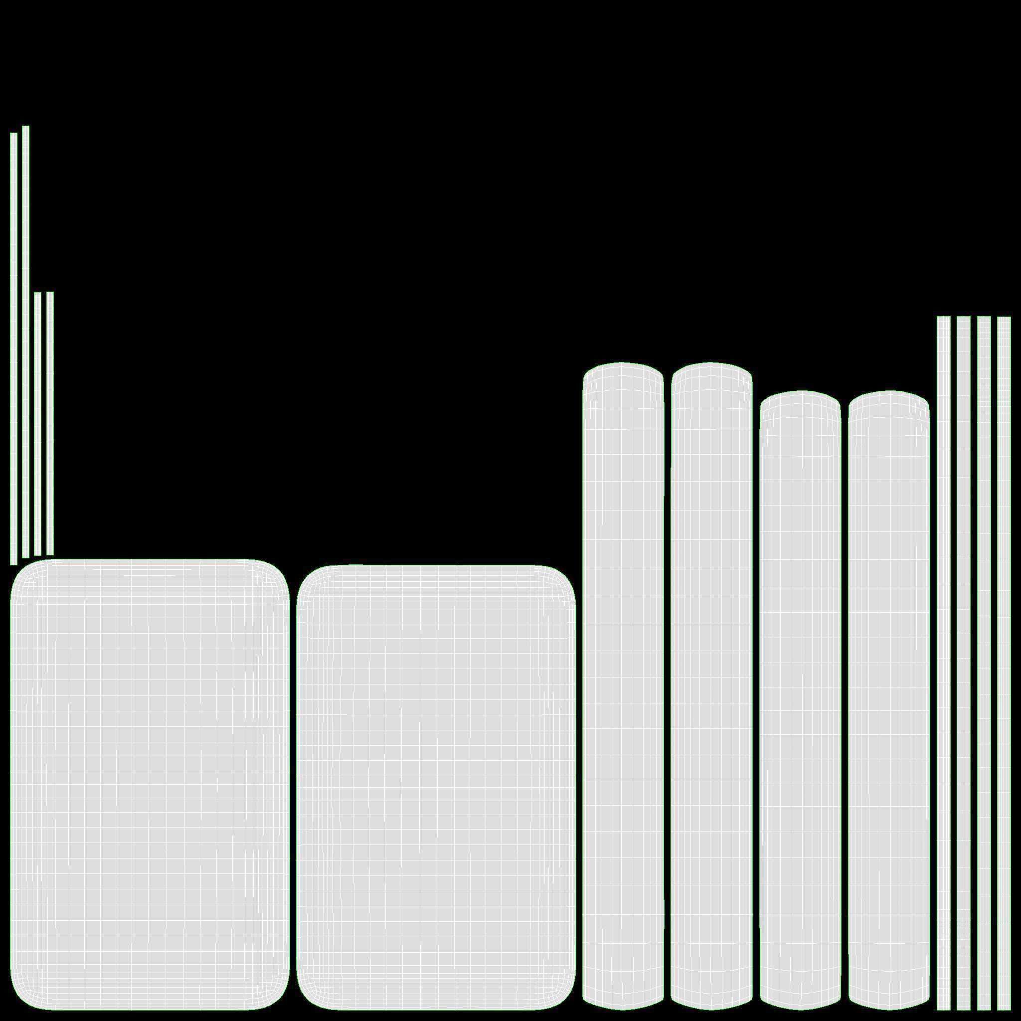 Marching Bass Drum with Carrier 26x12 3D model_18