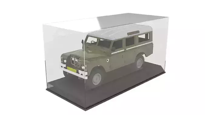 Land Rover 3 series Wagon 1 to 18  scale model series   3D print model Land Rover 3 series Wagon 1 to 18  scale model series   3D print model