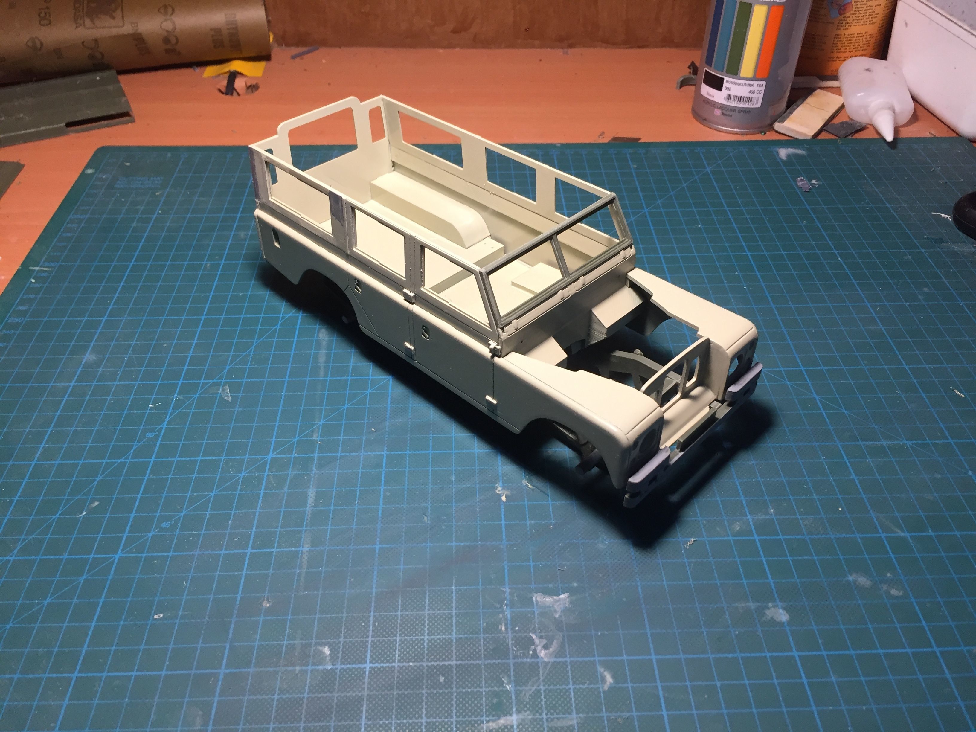 Land Rover 3 series Wagon 1 to 18  scale model series   3D print model_14