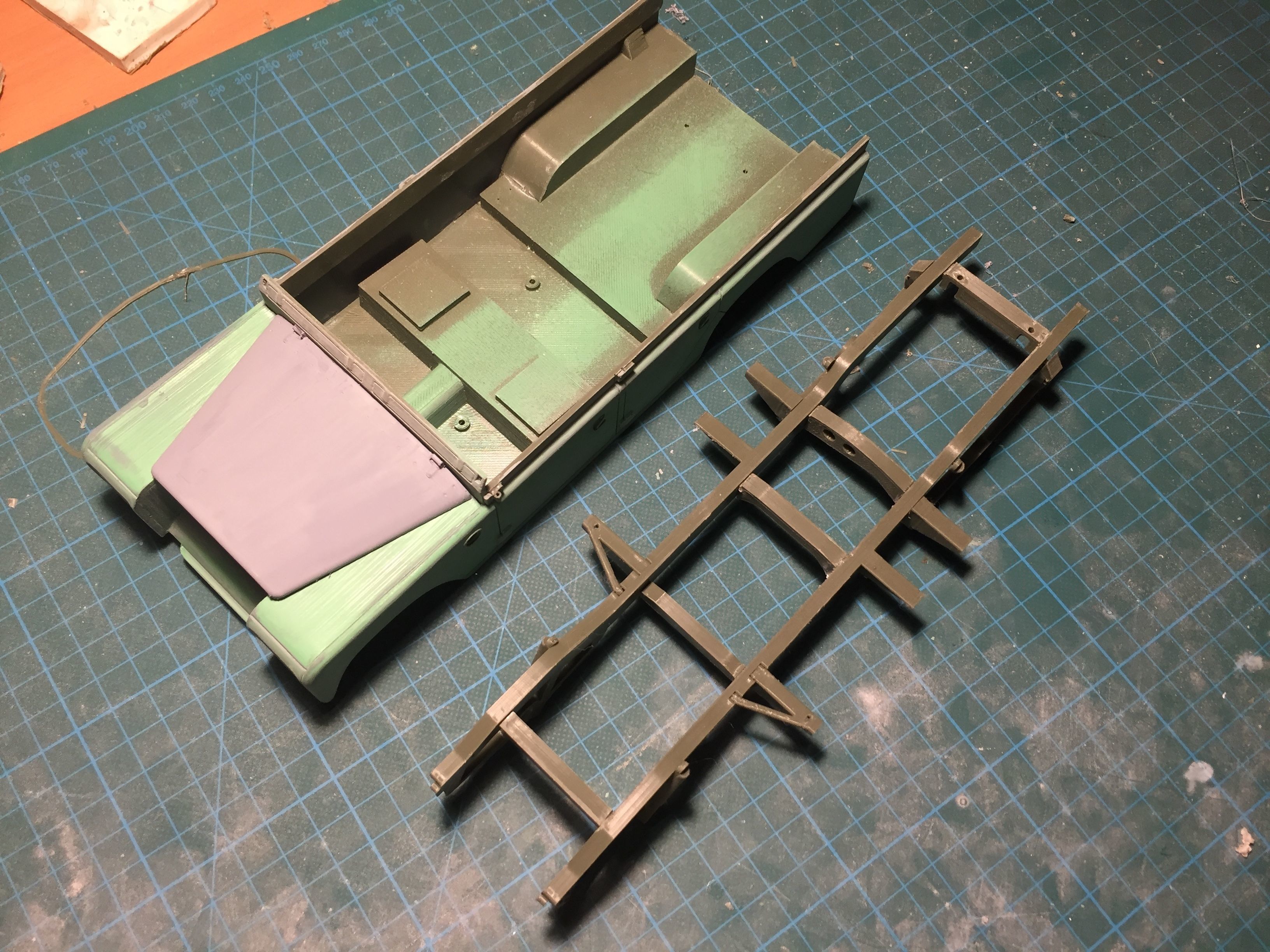 Land Rover 3 series Wagon 1 to 18  scale model series   3D print model_13