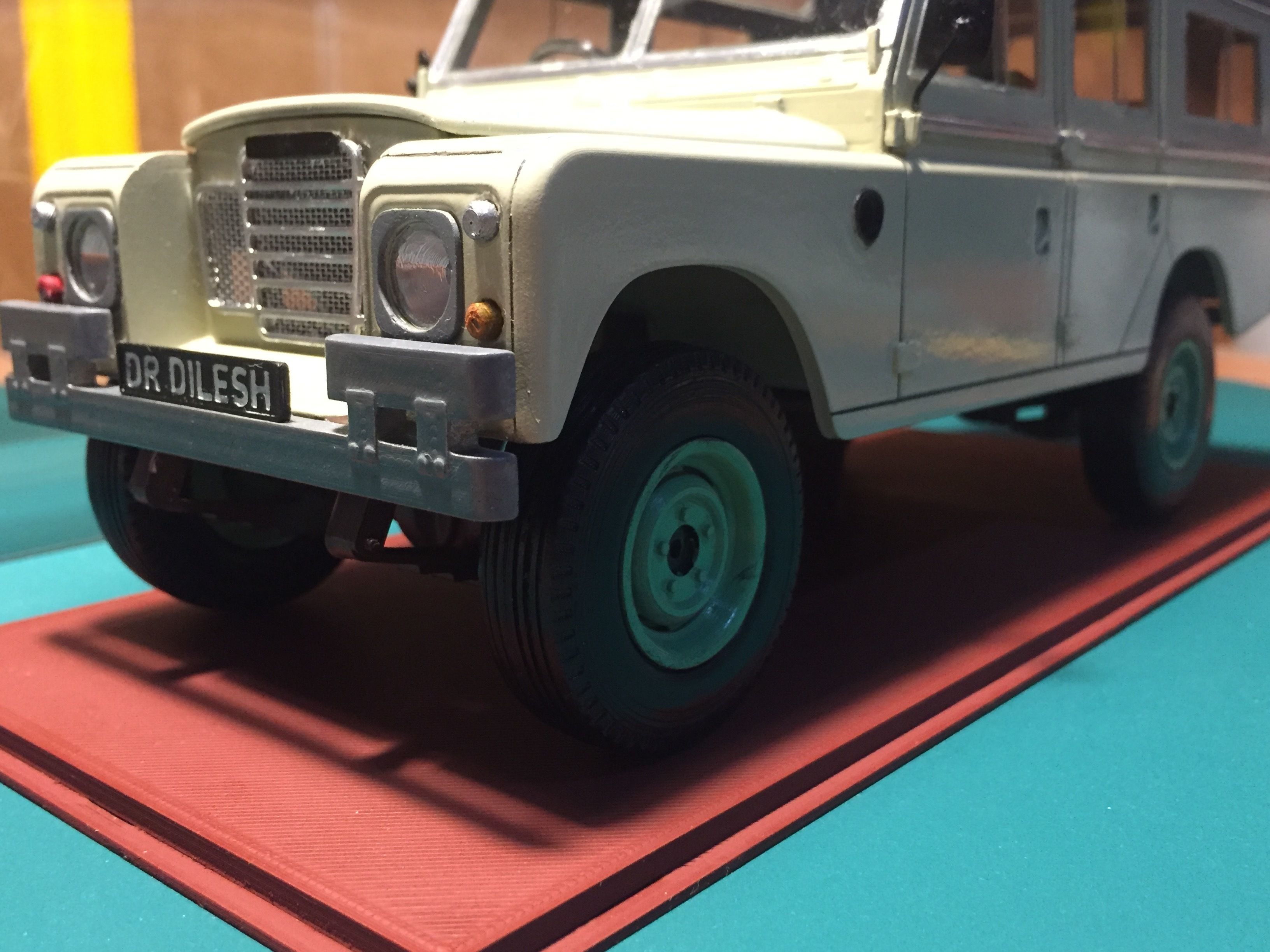 Land Rover 3 series Wagon 1 to 18  scale model series   3D print model_30