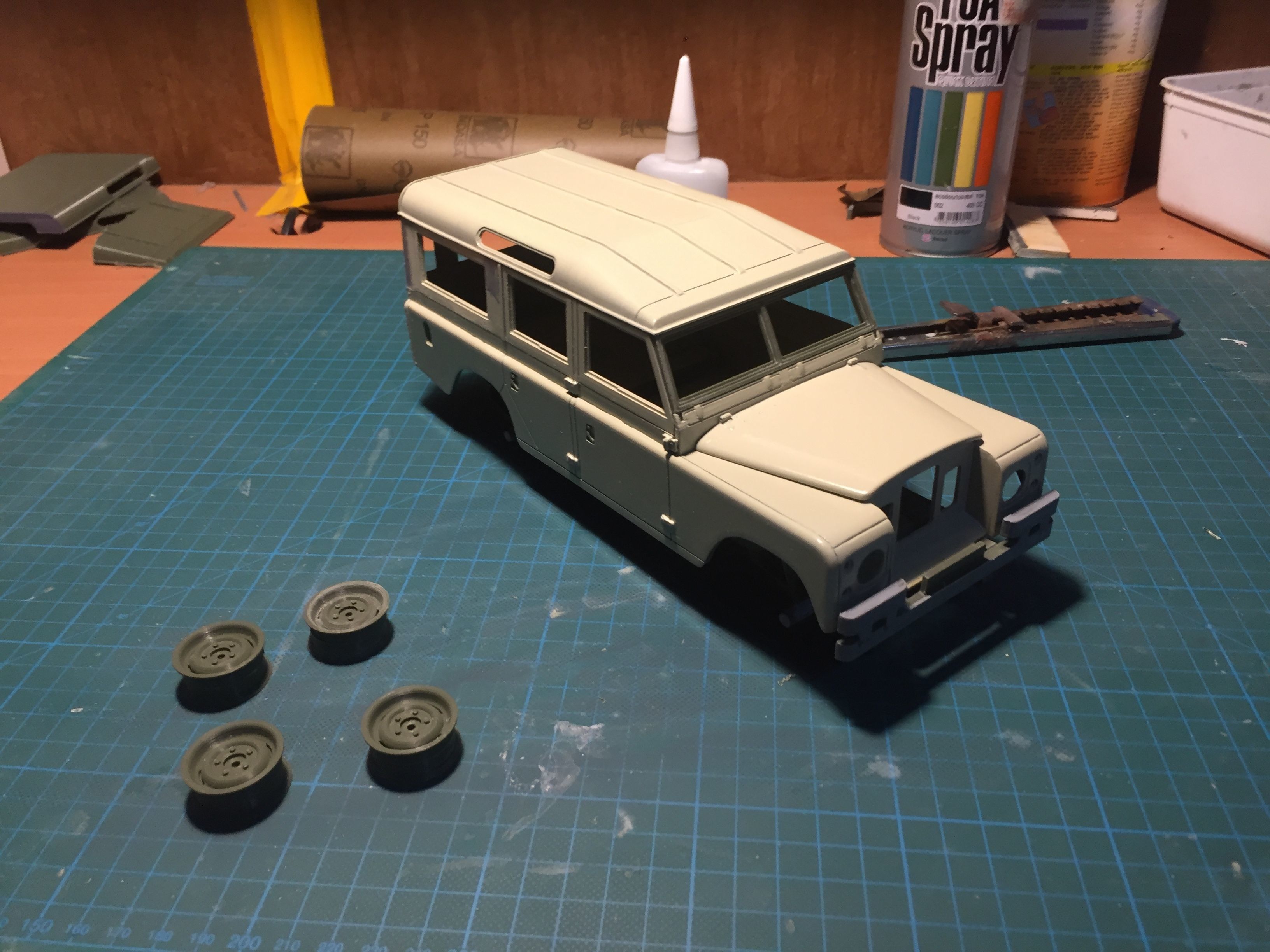 Land Rover 3 series Wagon 1 to 18  scale model series   3D print model_17