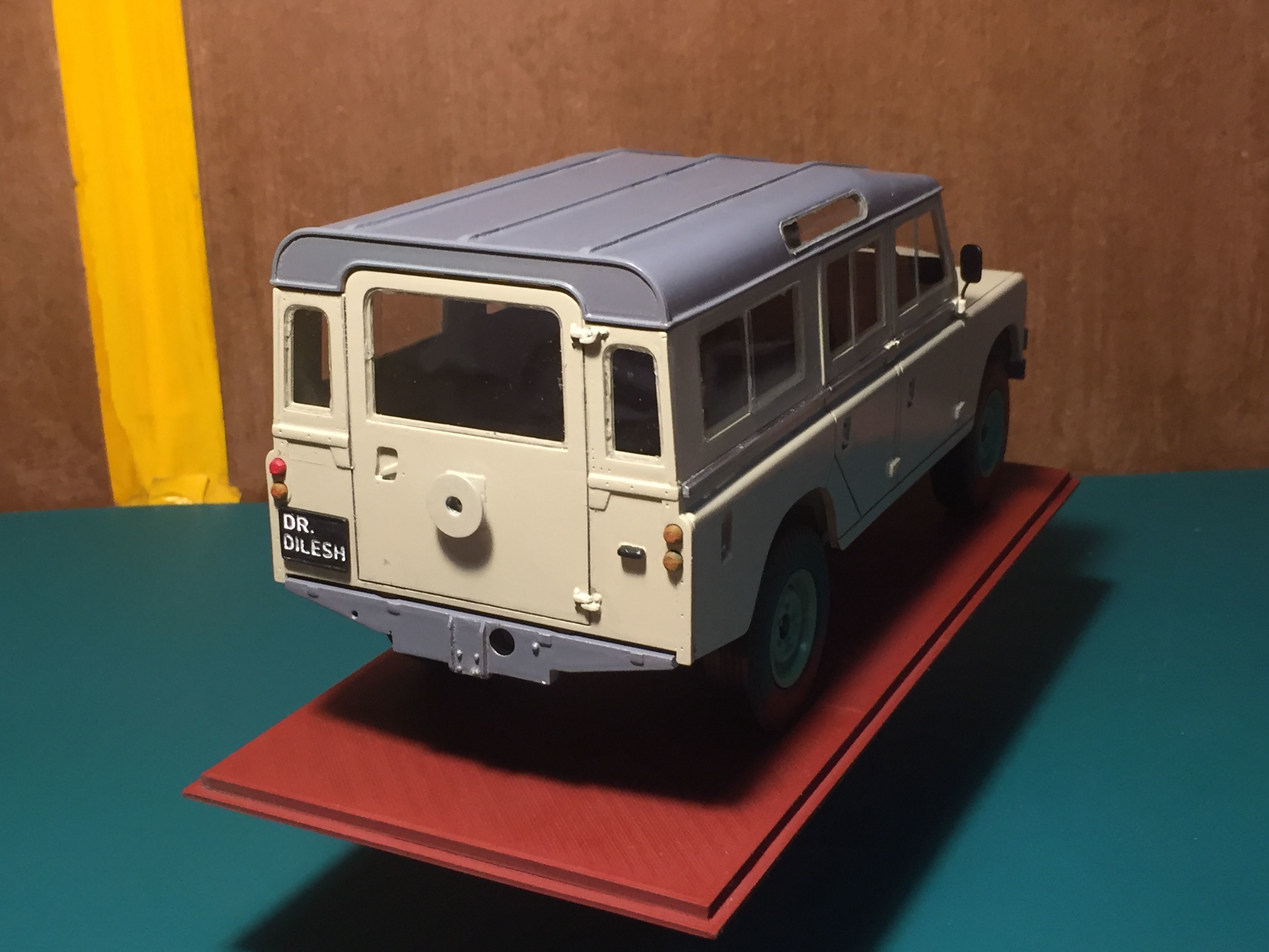 Land Rover 3 series Wagon 1 to 18  scale model series   3D print model_7