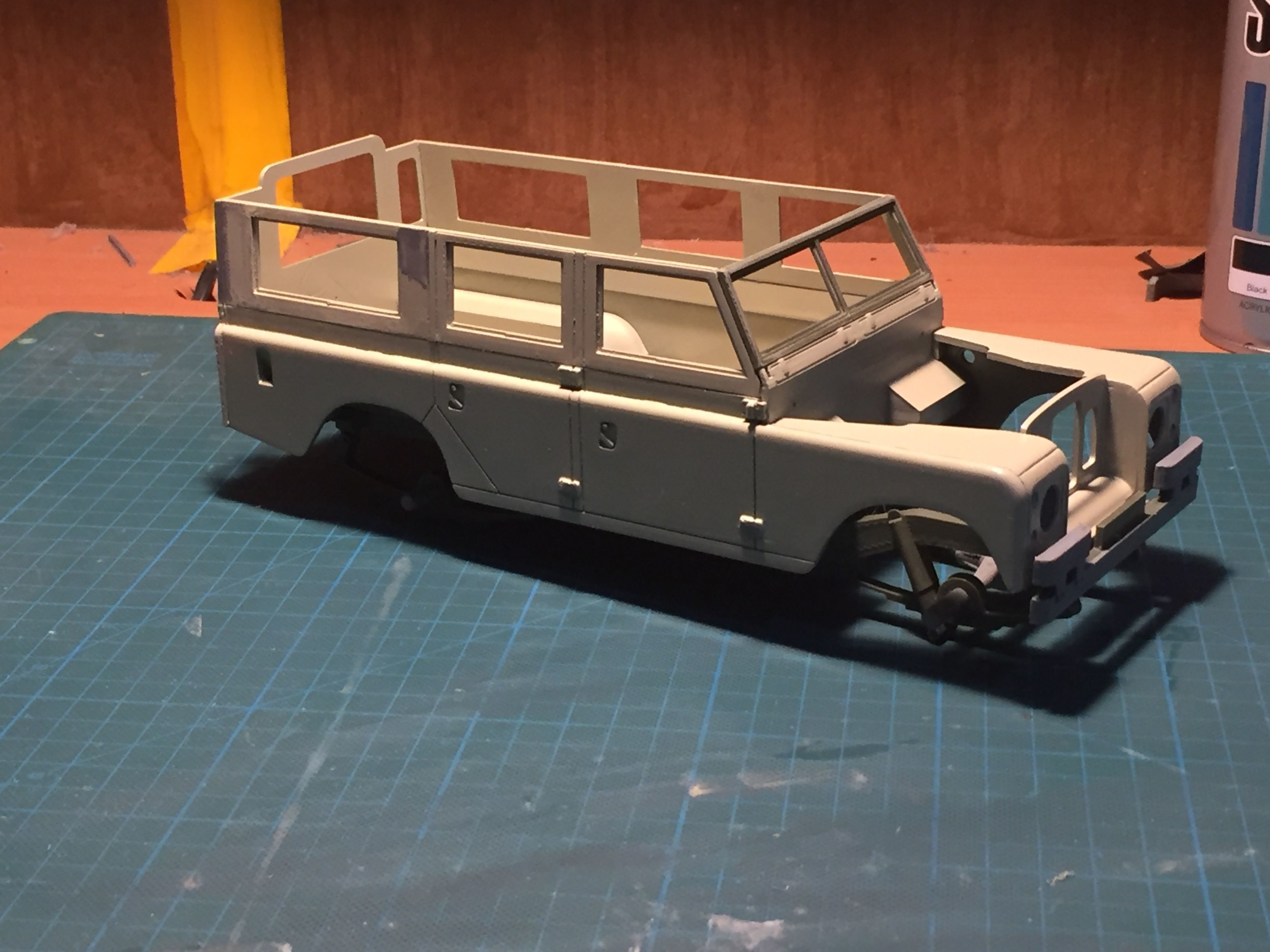 Land Rover 3 series Wagon 1 to 18  scale model series   3D print model_15
