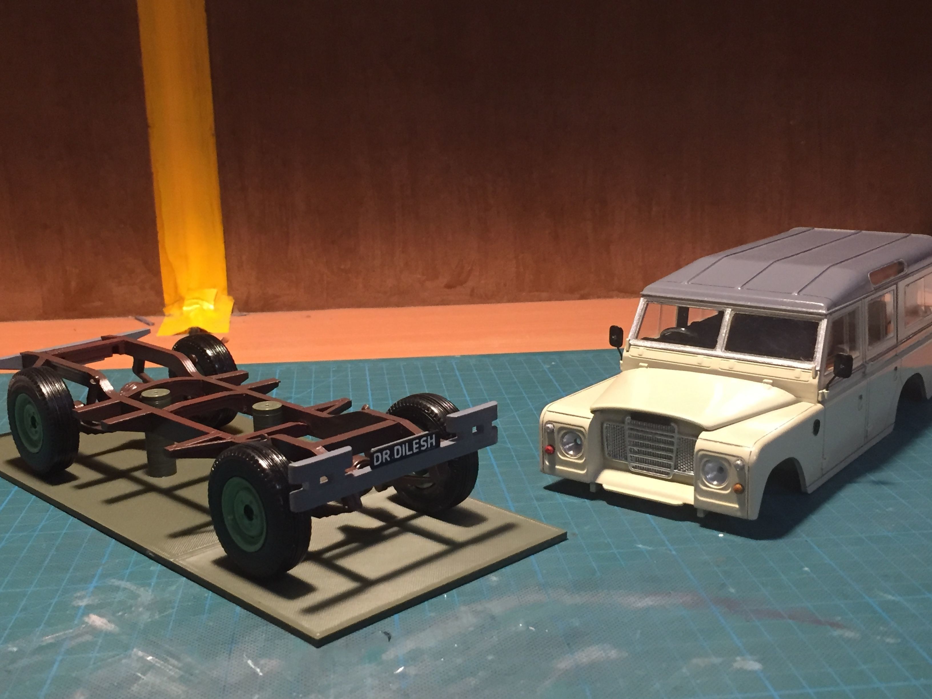 Land Rover 3 series Wagon 1 to 18  scale model series   3D print model_25