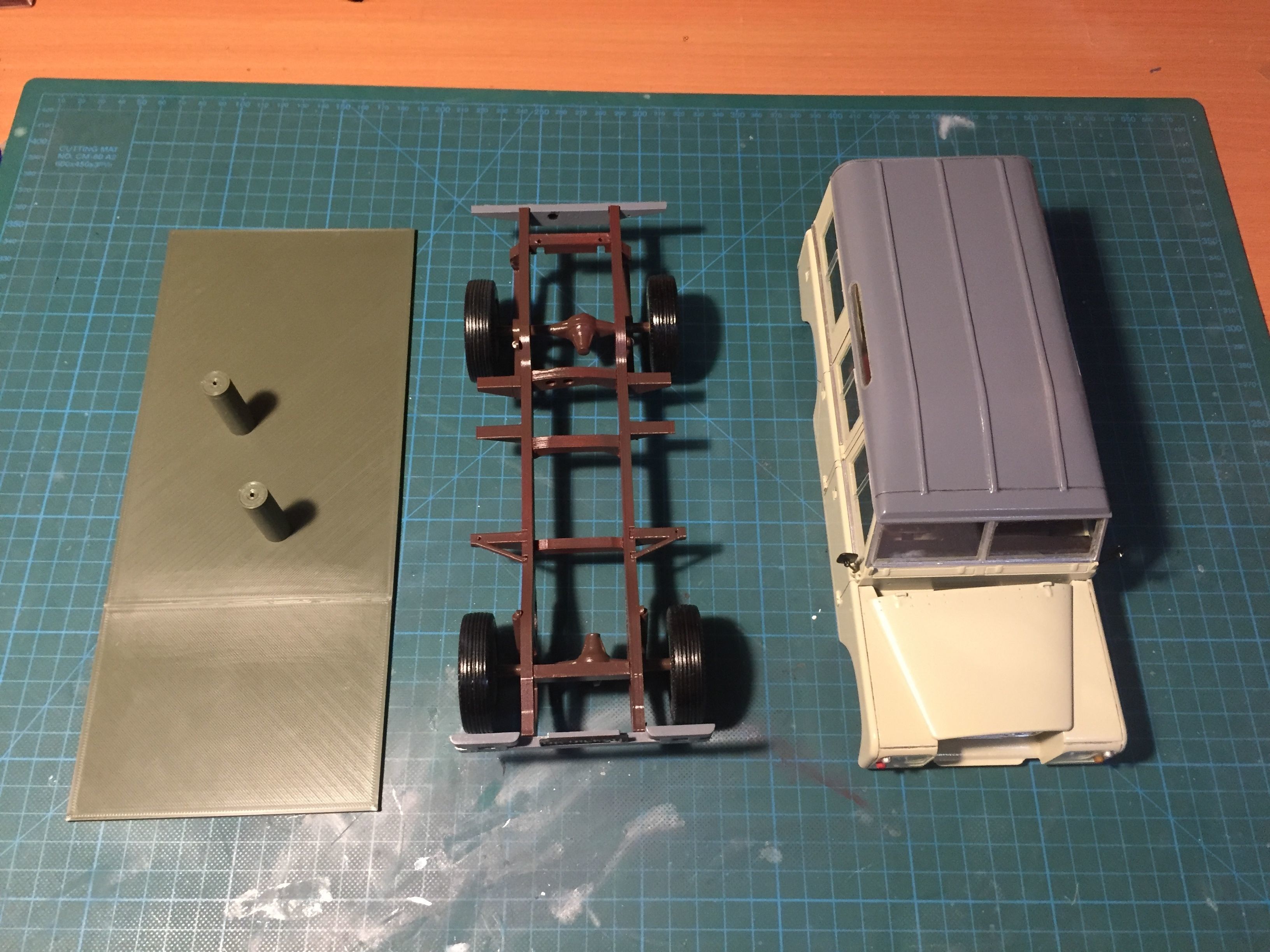 Land Rover 3 series Wagon 1 to 18  scale model series   3D print model_27