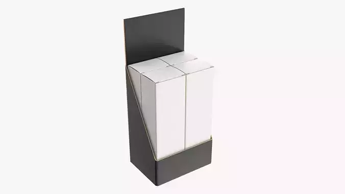 Paper boxes with tray set 03