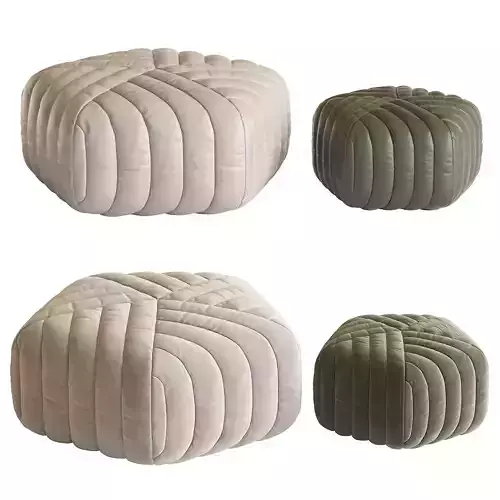 FIVE OTTOMAN