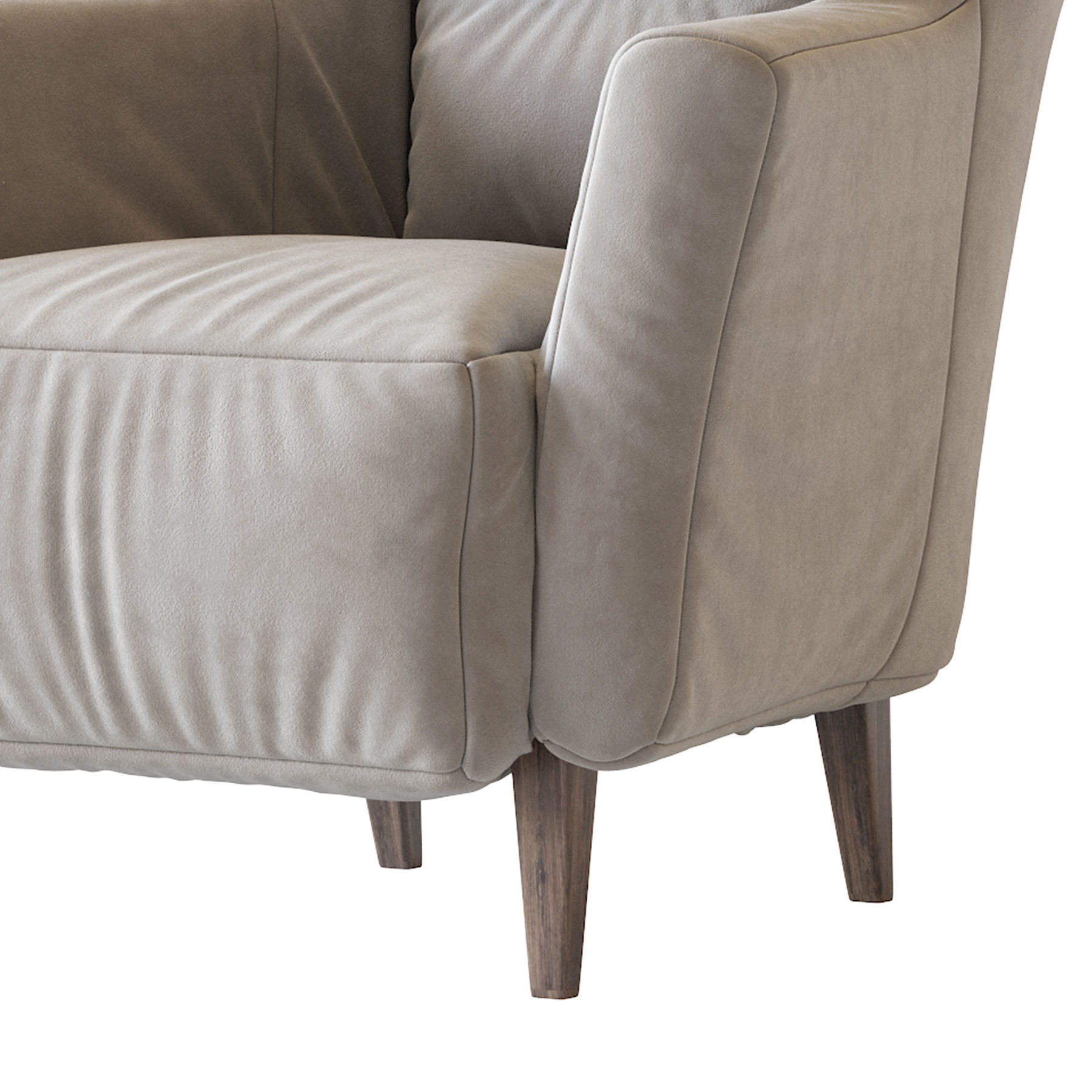 Armchair Clara 3D model_7