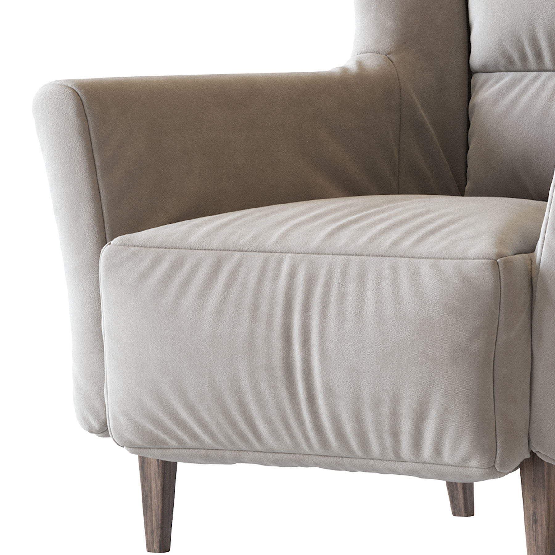 Armchair Clara 3D model_6