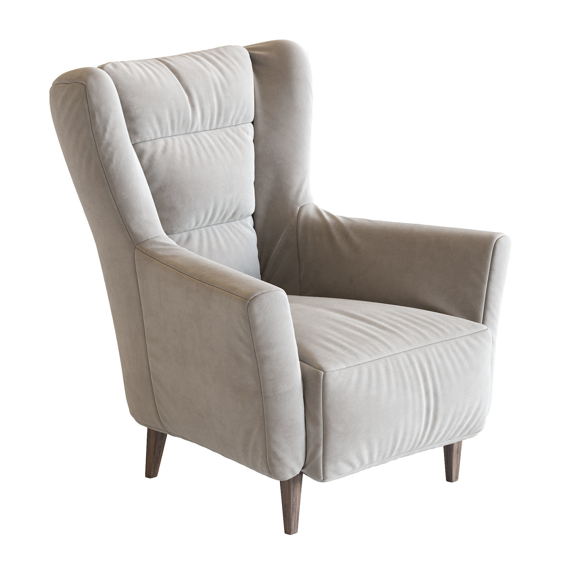 Armchair Clara 3D model_2