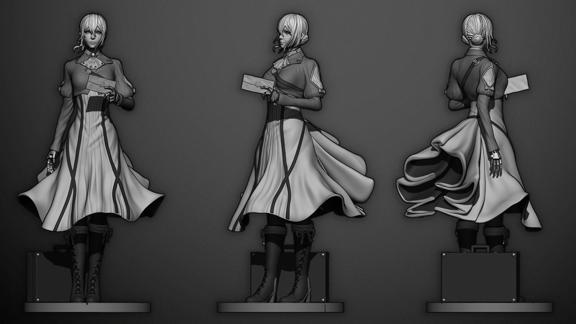 Violet Evergarden 3D print model_6