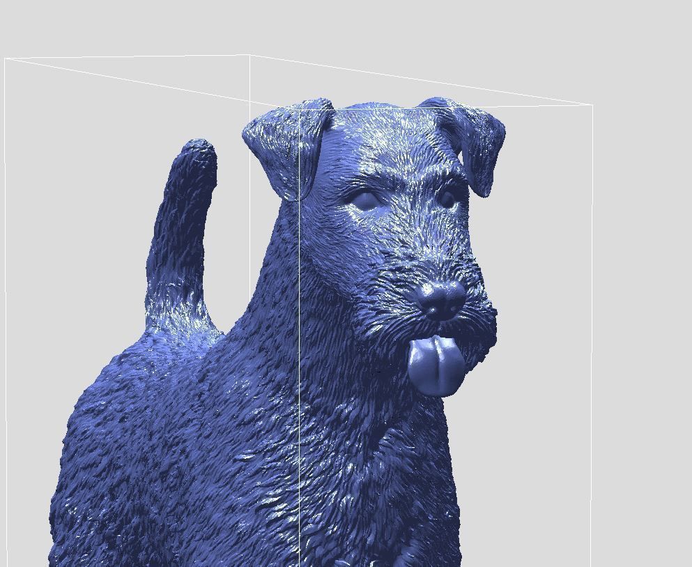 Airedale terrier 3D print model_7