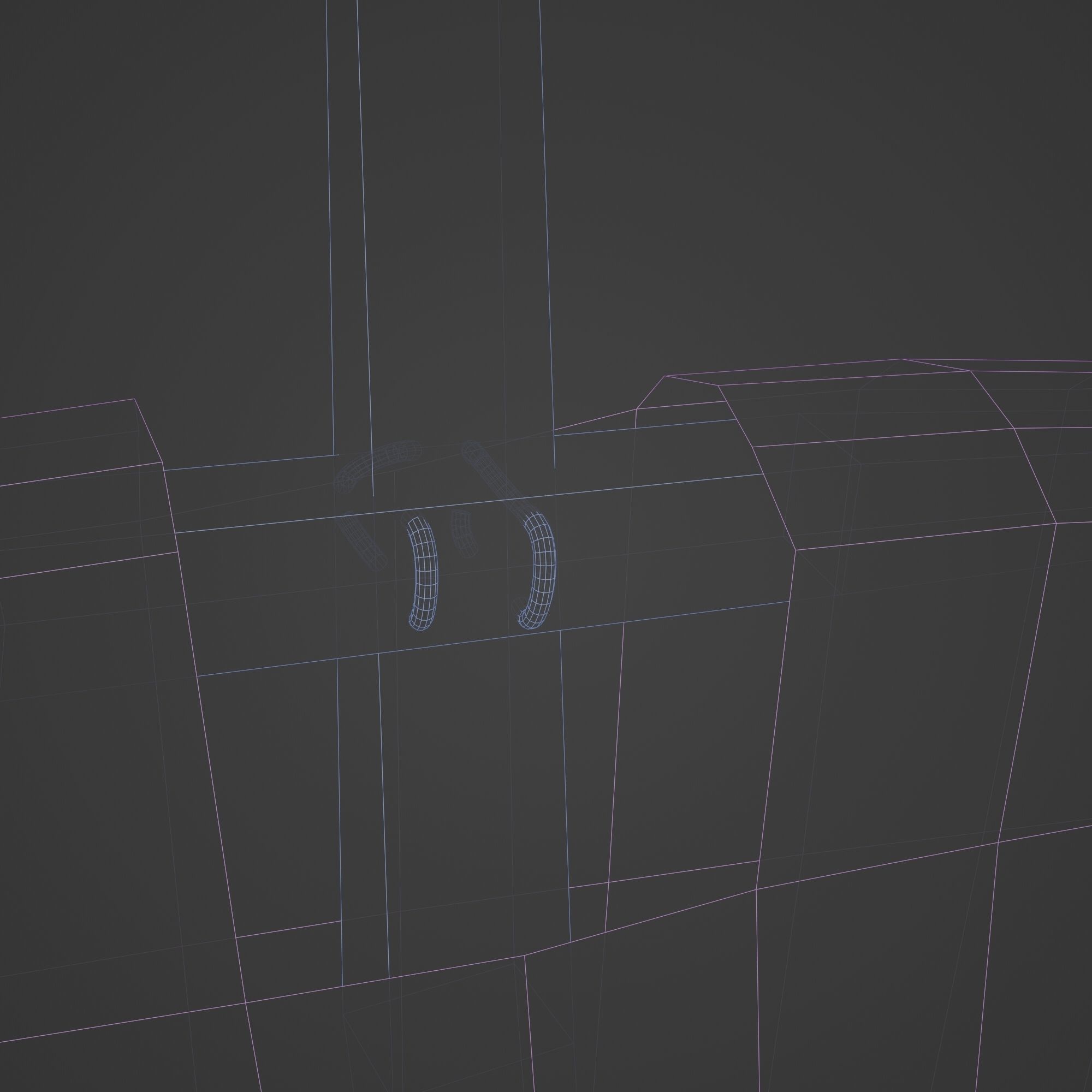 Scarecrow Cross with Cloak without Head Low-poly 3D model_19