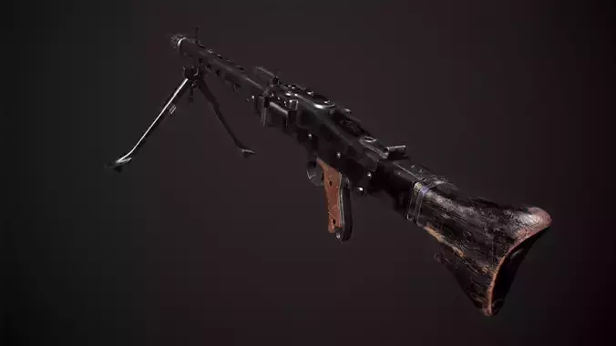 Zastava M53 Low-poly 3D model