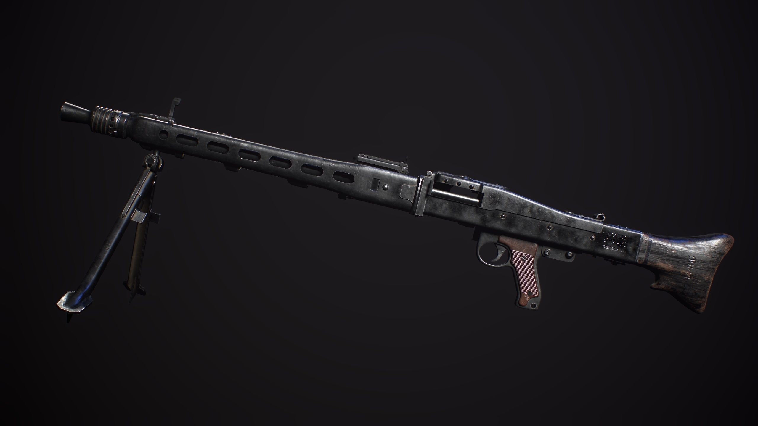 Zastava M53 Low-poly 3D model_5