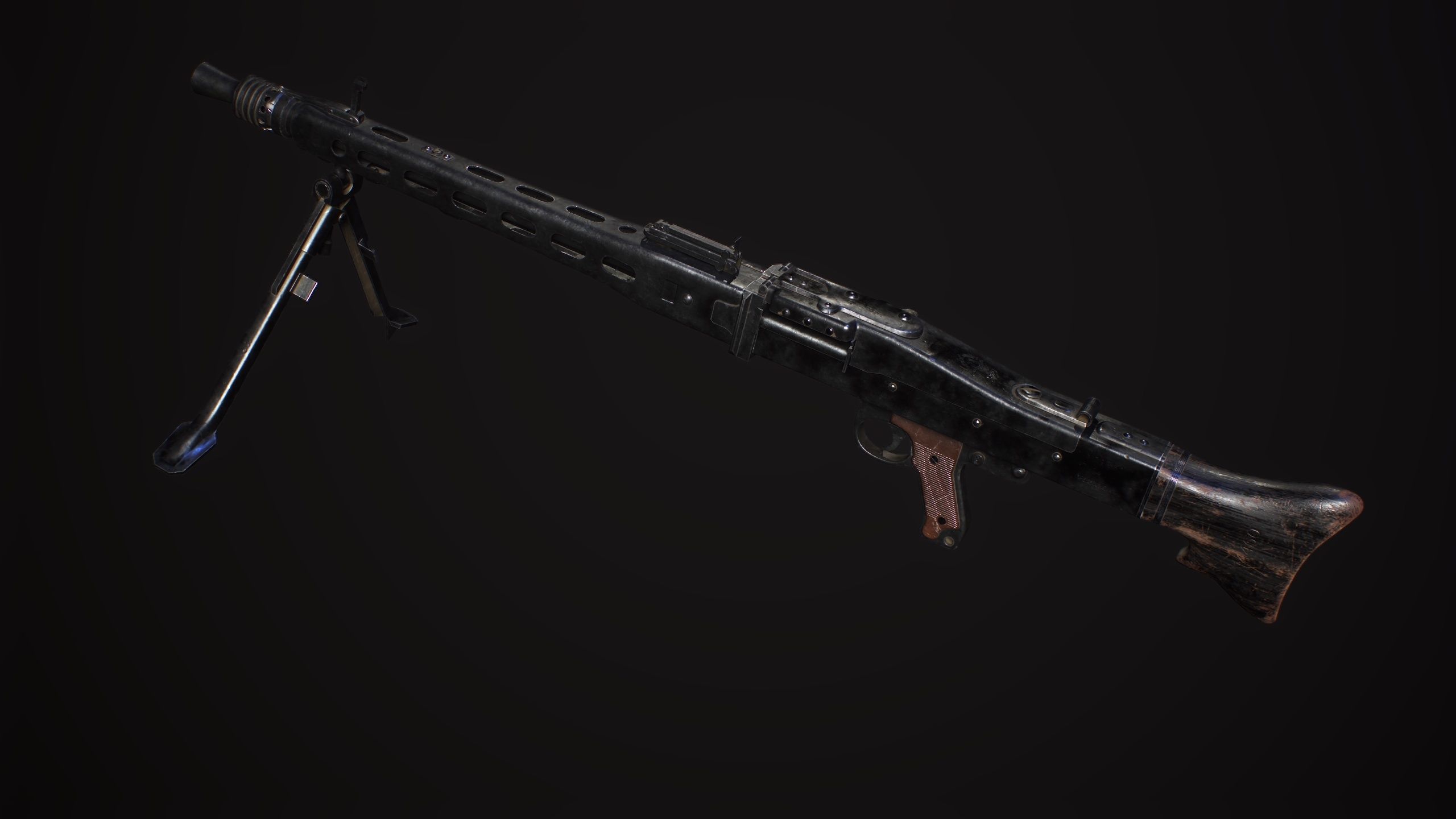 Zastava M53 Low-poly 3D model_6