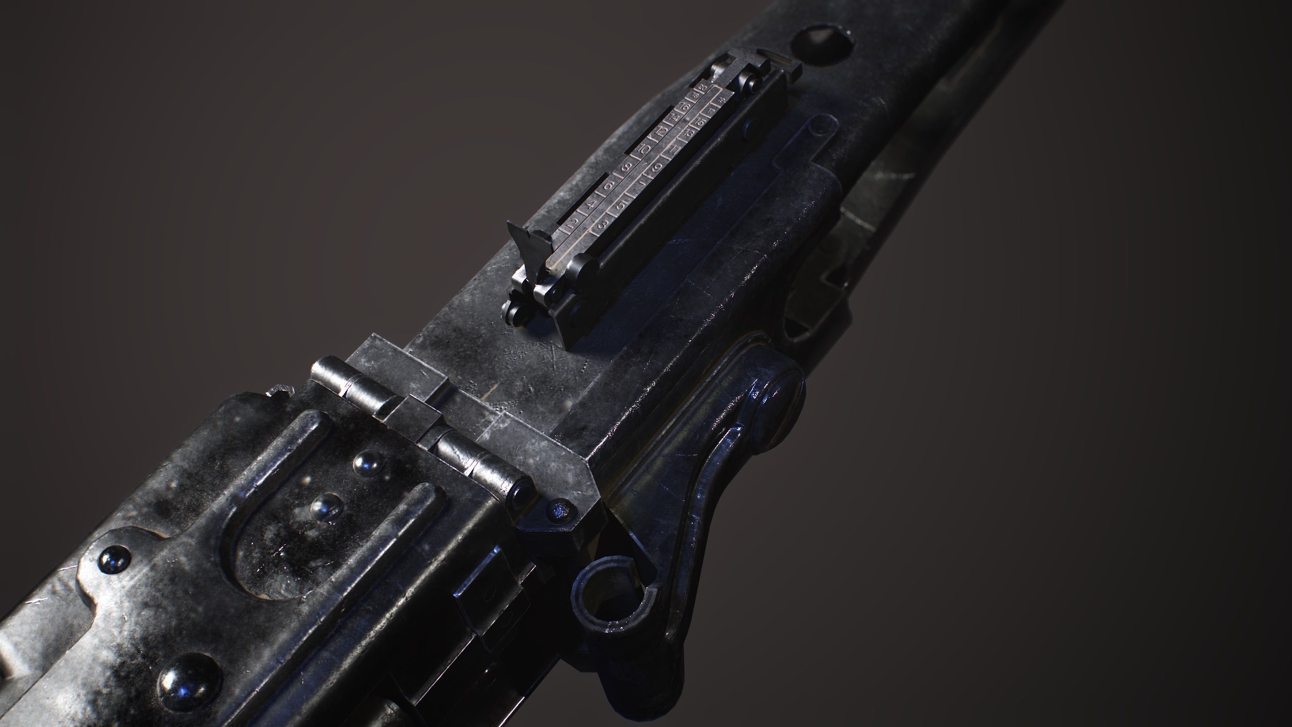 Zastava M53 Low-poly 3D model_3