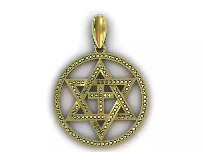 pendant star of david